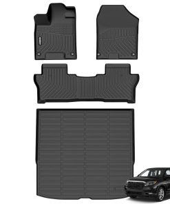 Juego de Tapetes para Piso y Forro de Maletero GINOWY para