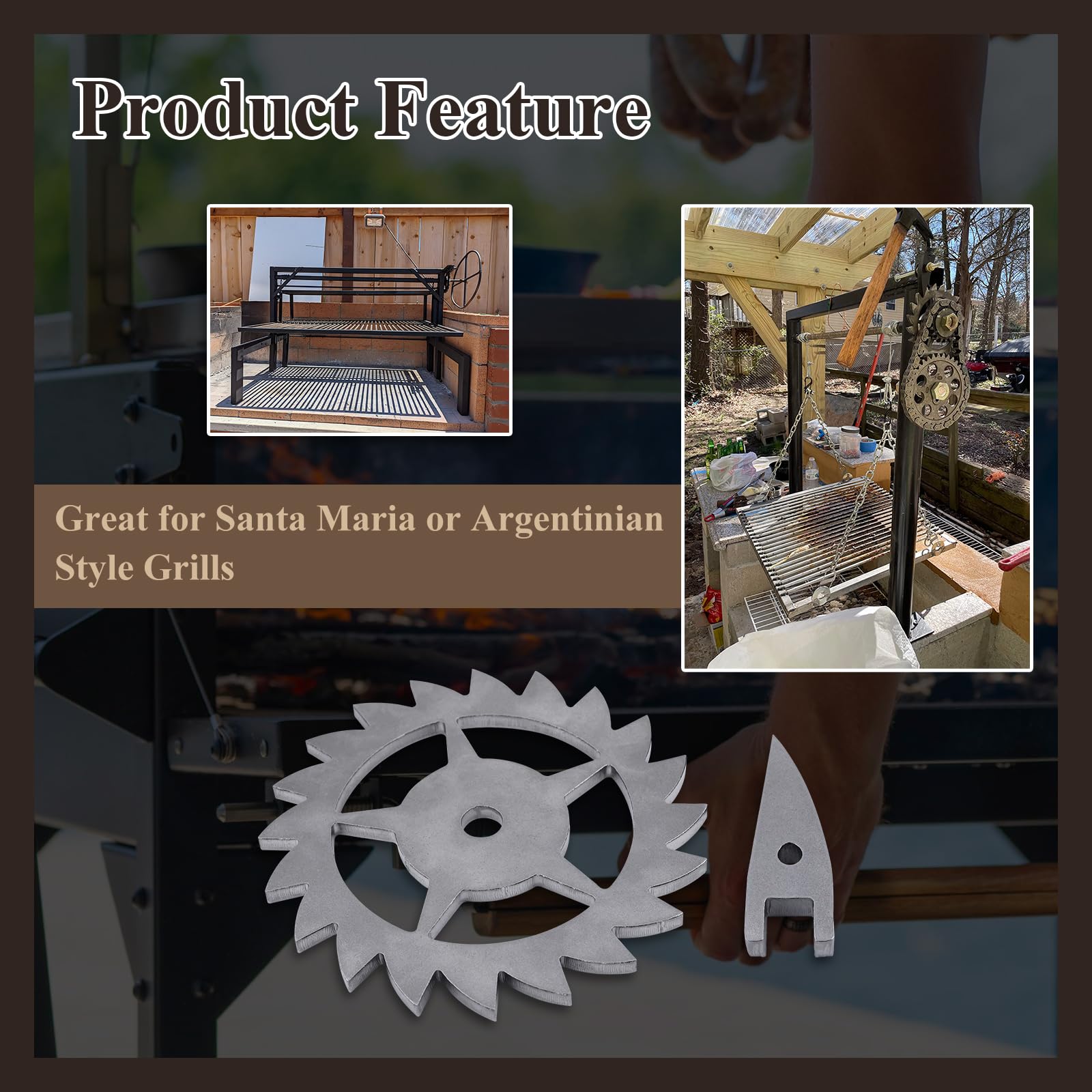 Ratchet & Paw para Parrilla Santa Maria, Compatible con - Imagen 4