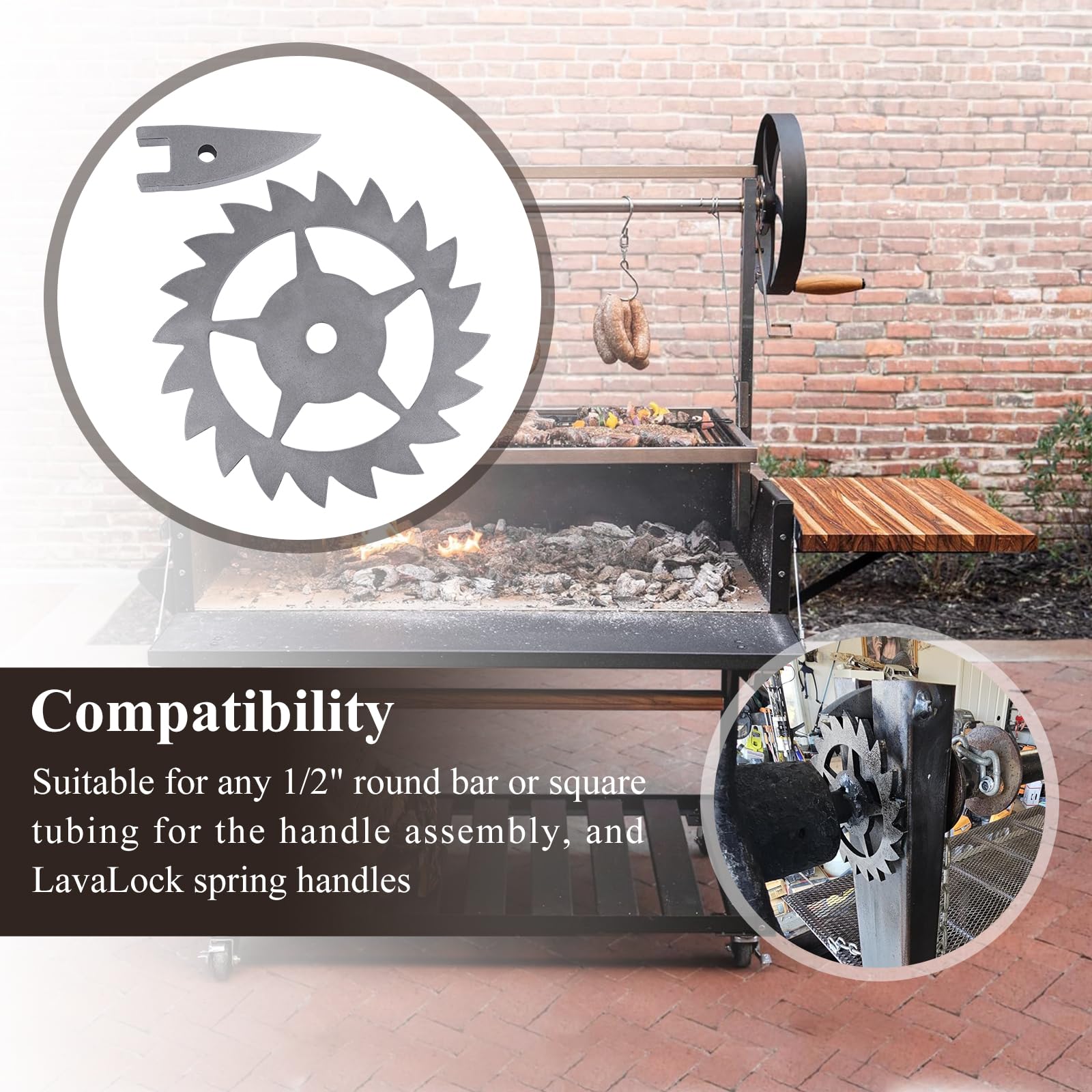 Ratchet & Paw para Parrilla Santa Maria, Compatible con - Imagen 5