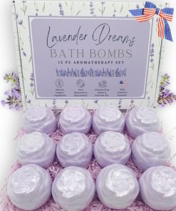EvolutionUSA Bombas de Baño Lavanda Dreams para Mujeres, 12