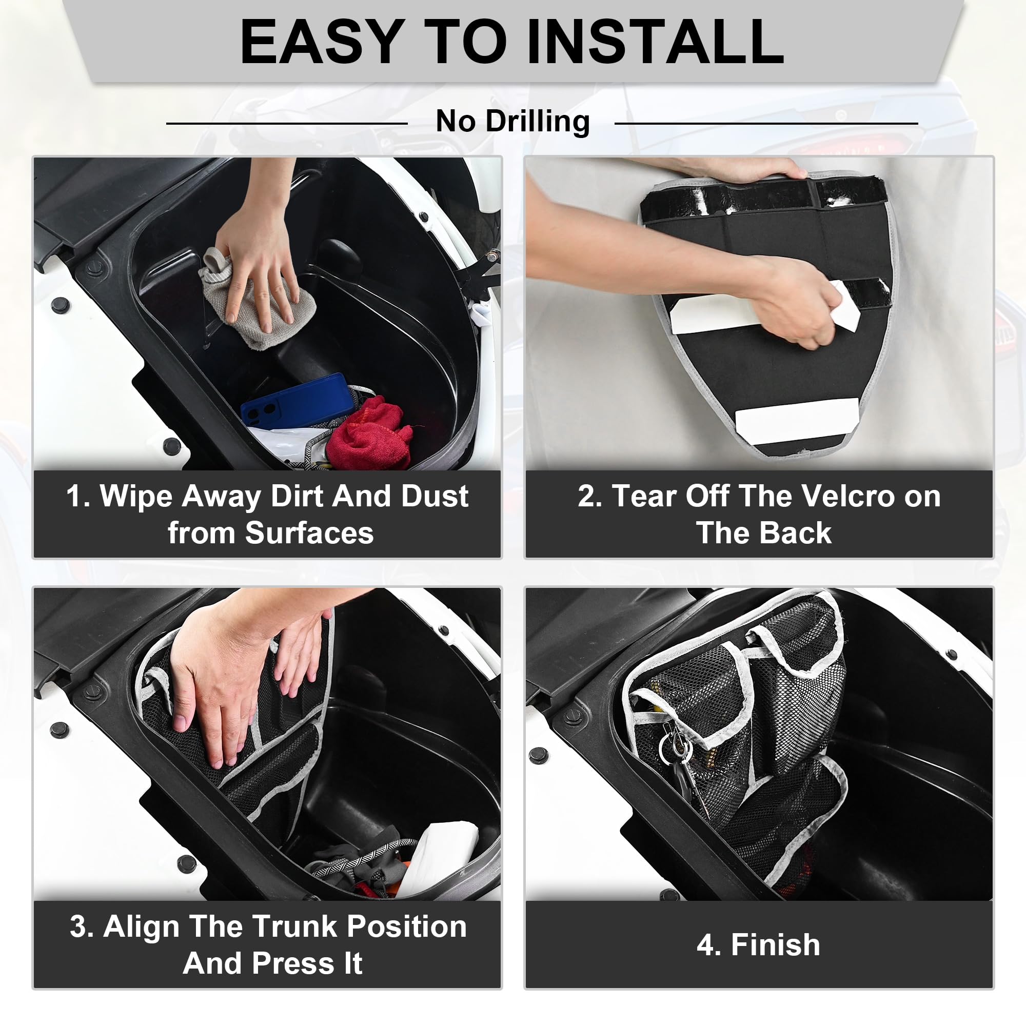 Organizador de maletero lateral Proyoureye para Can Am - Imagen 6