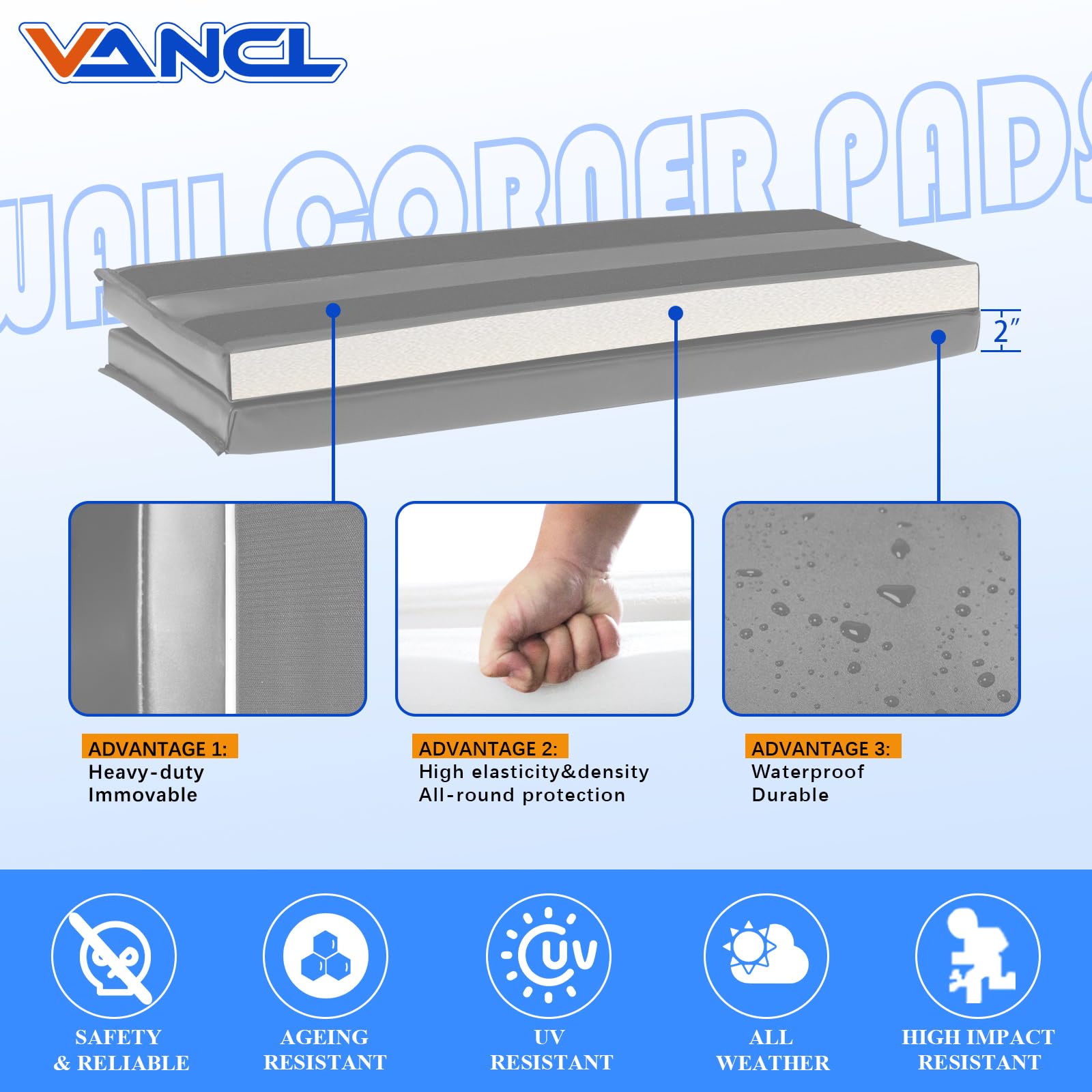 VANCL Wall Corner Padding Protector de Esquinas de Pared - Imagen 4