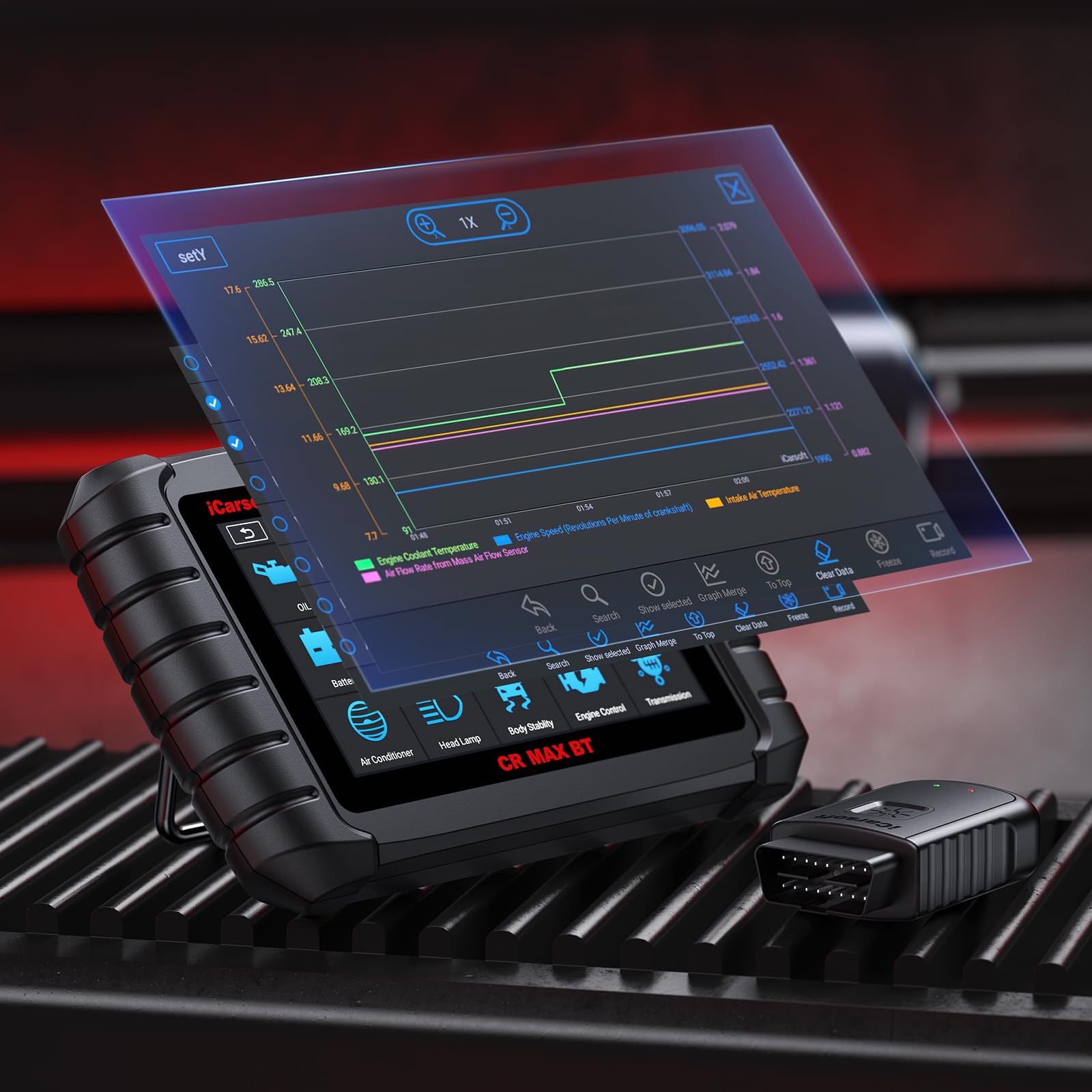 iCarsoft CR Max BT (Enhanced) Herramienta de diagnóstico - Imagen 9