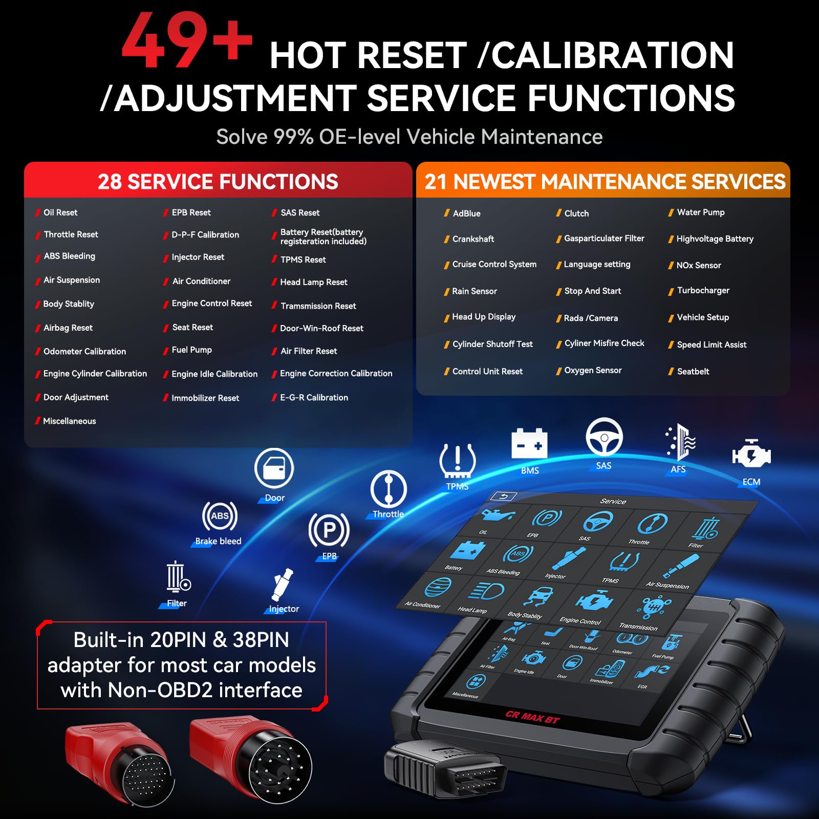 iCarsoft CR Max BT (Enhanced) Herramienta de diagnóstico - Imagen 5