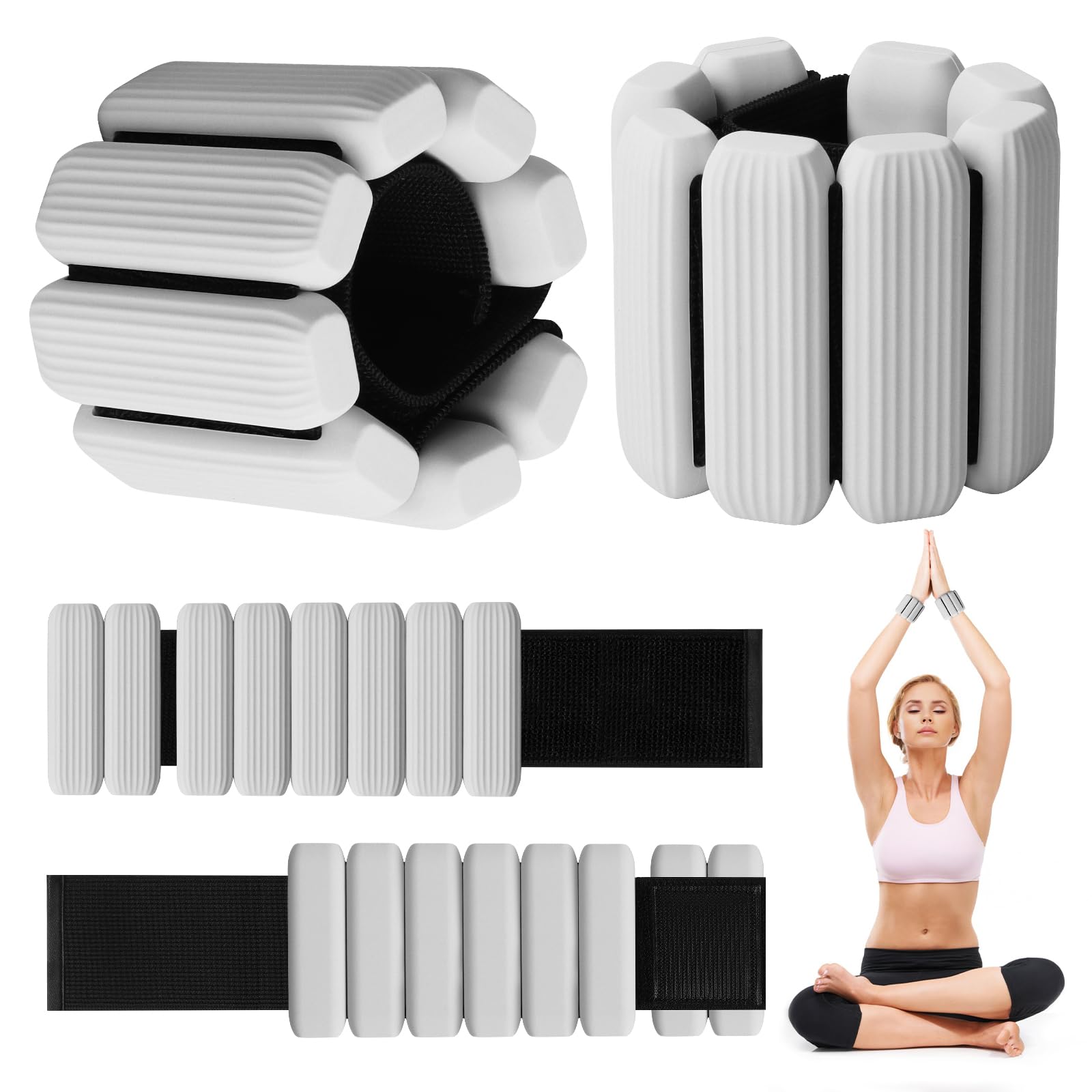 Pesas para Muñecas, Pesas Ajustables para Muñecas y