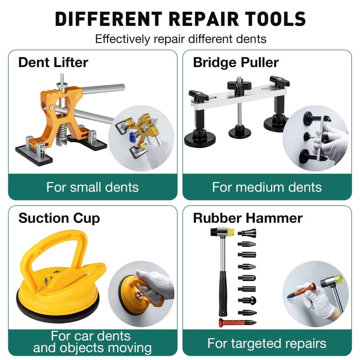 Kit de Reparación de Abolladuras para Coche, 135 Piezas con - Imagen 5