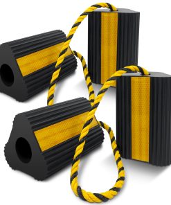 Topes de Rueda ROBLOCK (2 pares/4 pack con cuerda) para