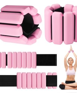 Pesas de Muñeca Ajustables para Mujeres y -Rosa