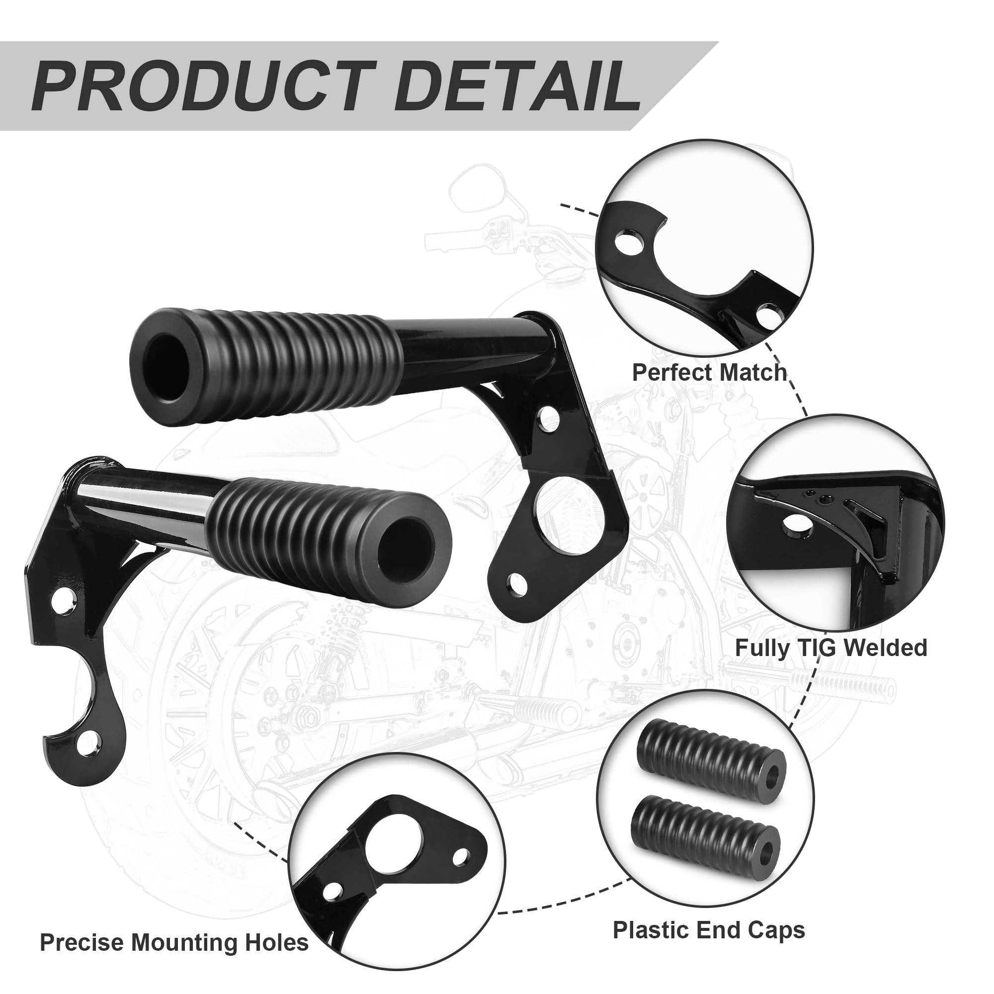 Barra de Protección para Pasajero Trasero para Harley - Imagen 4