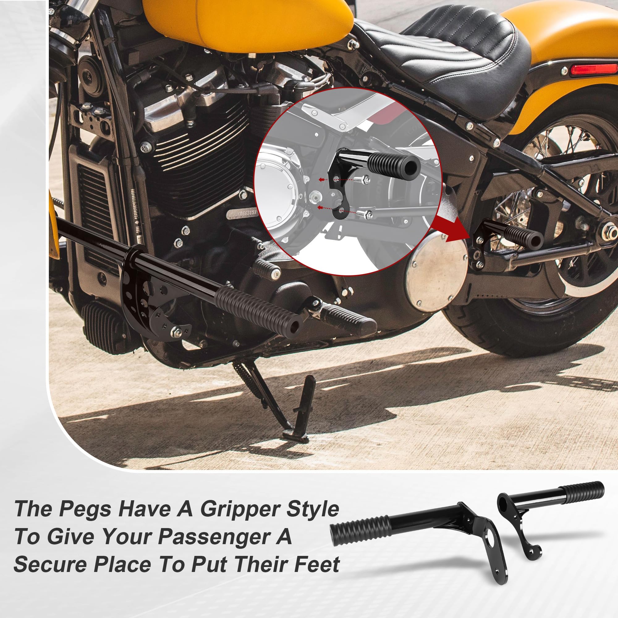 Barra de Protección para Pasajero Trasero para Harley - Imagen 5