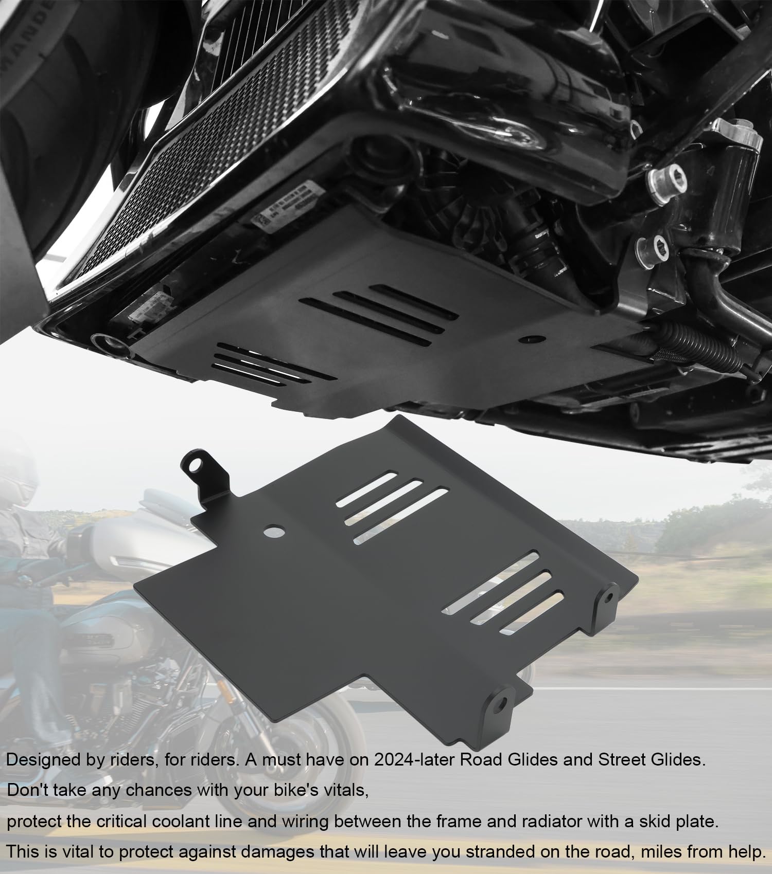 Skid Plate Extendido Protector Inferior del Motor Ajuste - Imagen 3