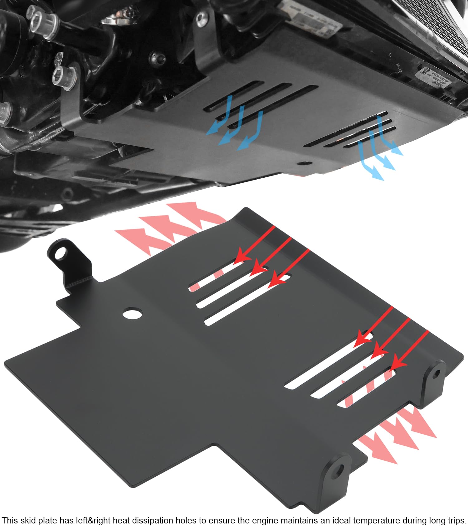 Skid Plate Extendido Protector Inferior del Motor Ajuste - Imagen 4