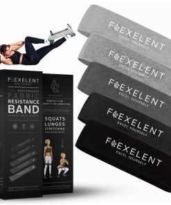 Banda de Resistencia de Tela de 5 Niveles -Gris