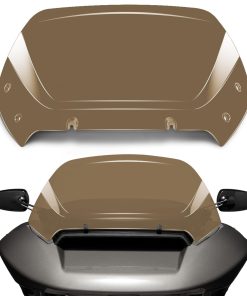 Parabrisas de 10" con Diseño de Onda para Harley Davidson