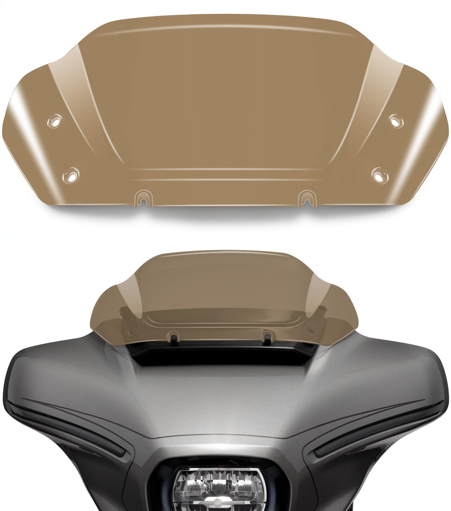 Parabrisas de Onda de 8" para Harley Davidson Touring CVO