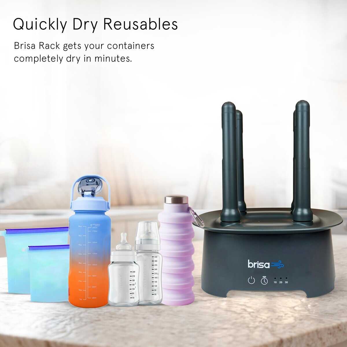 Estante de Secado de Botellas por Brisa - Estante de Secado - Imagen 5