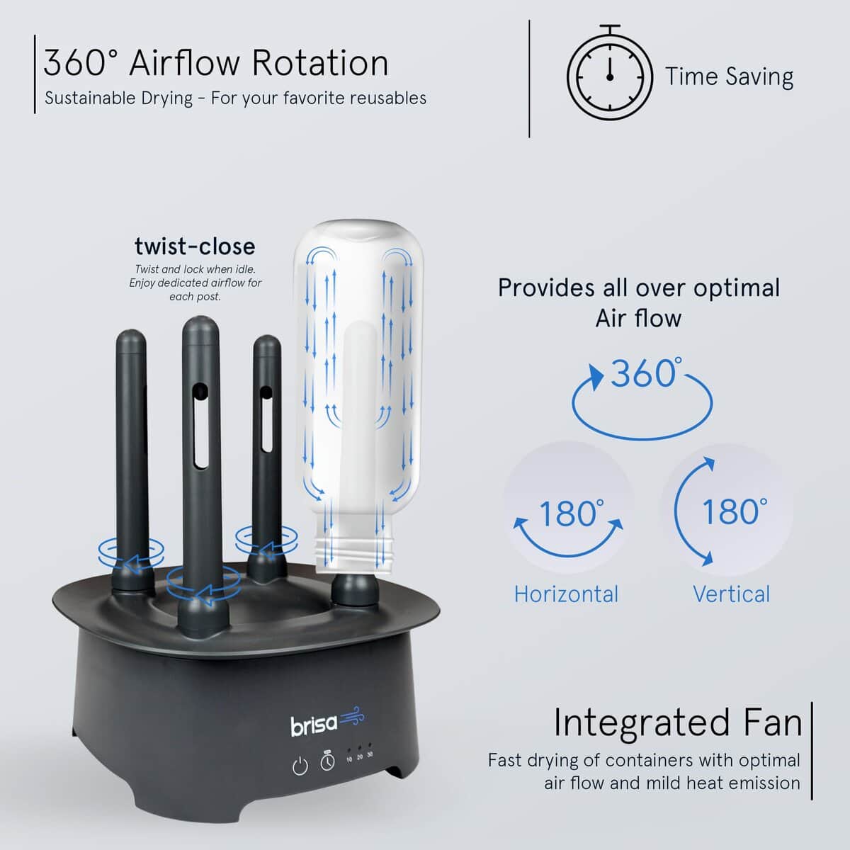Estante de Secado de Botellas por Brisa - Estante de Secado - Imagen 4