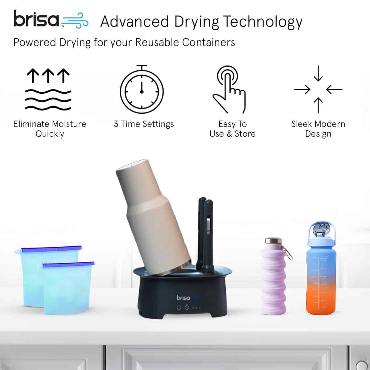 Estante de Secado de Botellas por Brisa - Estante de Secado - Imagen 3