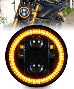 Faros LED amarillos HENGTUAOTO de 5.75 pulgadas para