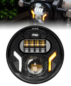 Faros LED de 5.75 pulgadas con Luces de Señalización Blanco