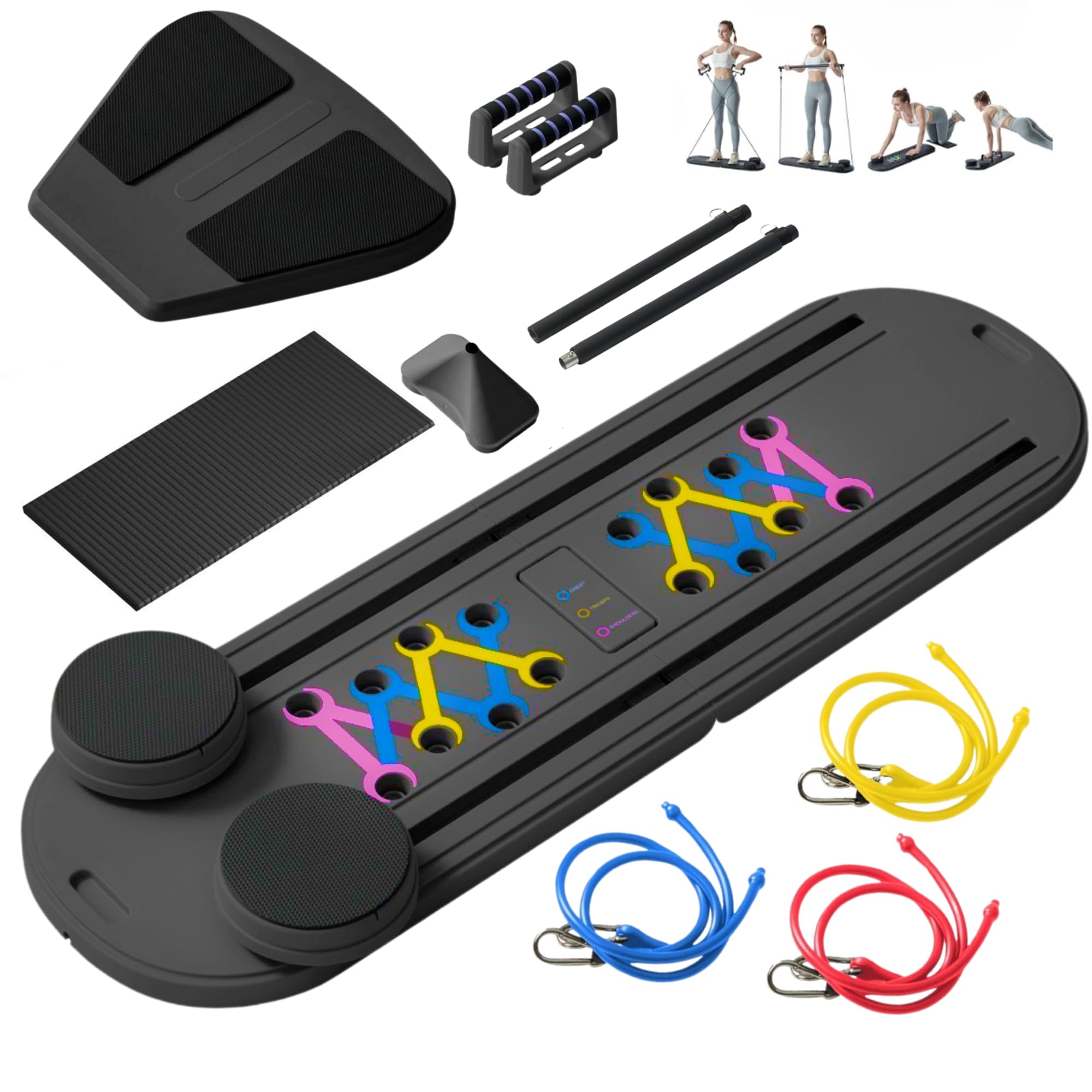 Tablero de Pilates Reformer - Set de Entrenamiento en Casa