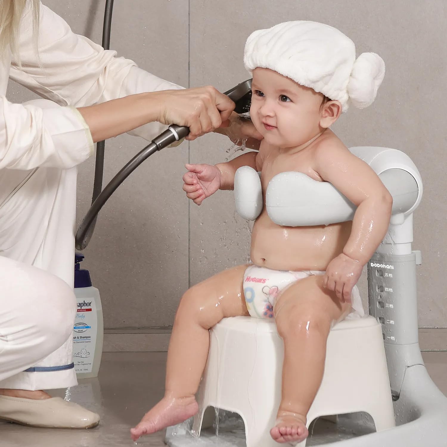 Soporte para Duchas de Bebé con Soporte Ajustable - - Imagen 8