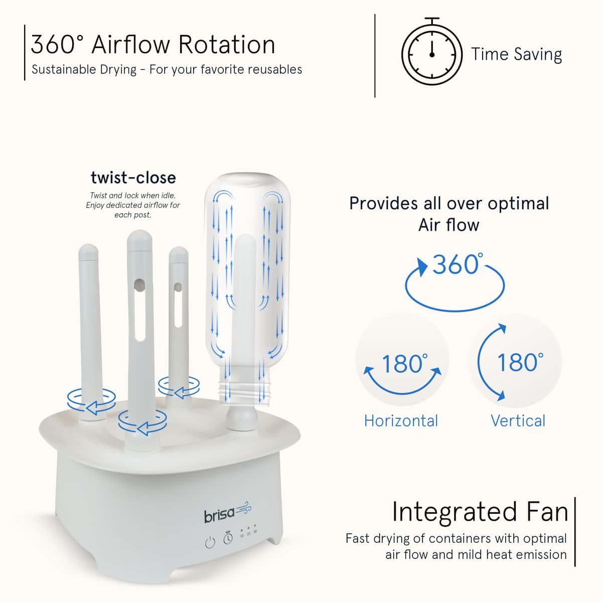 Bandeja de secado de botellas por Brisa - Bandeja de secado - Imagen 4