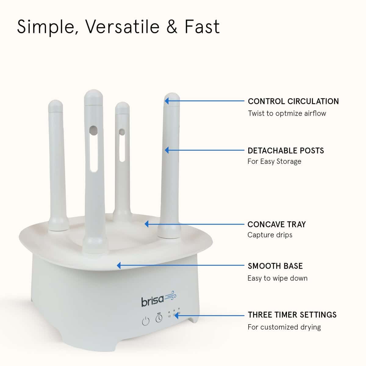 Bandeja de secado de botellas por Brisa - Bandeja de secado - Imagen 8