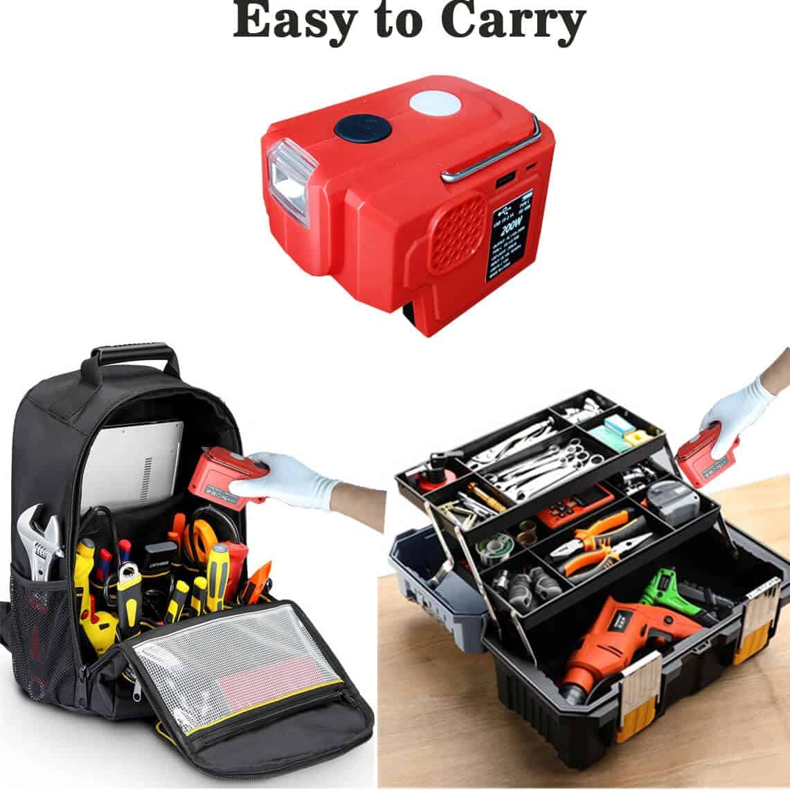 Inversor de Energía UUIRSTY de 200W para Batería Craftsman - Imagen 6