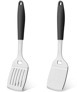 Set de Espátulas de Parrilla de Acero Inoxidable POTWIY con