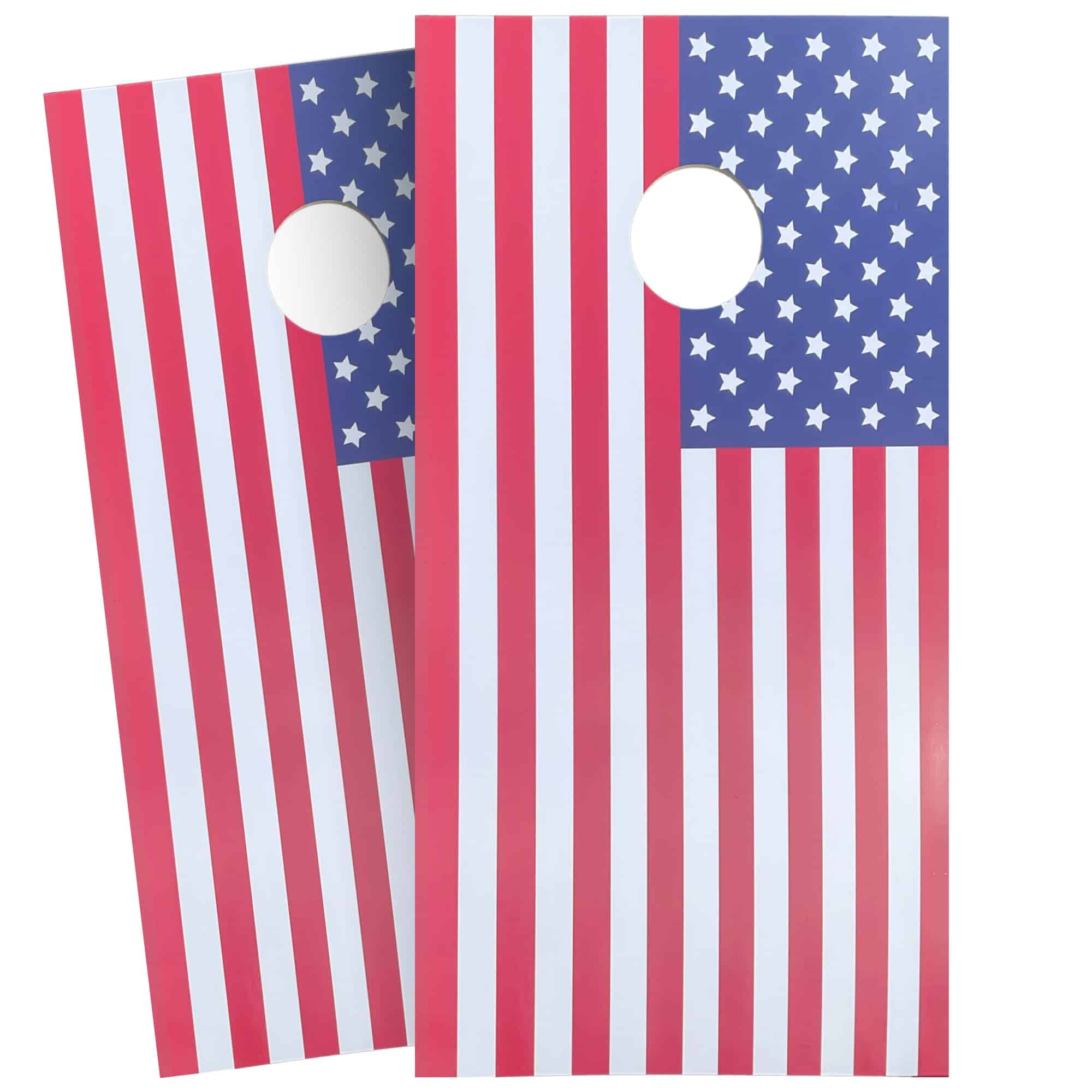 Reflective Solutions American Flag Cornhole Wraps Decal