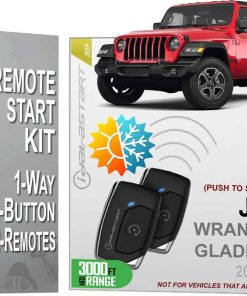 Kit de arranque remoto de rango 3000FT iDatastart para Jeep