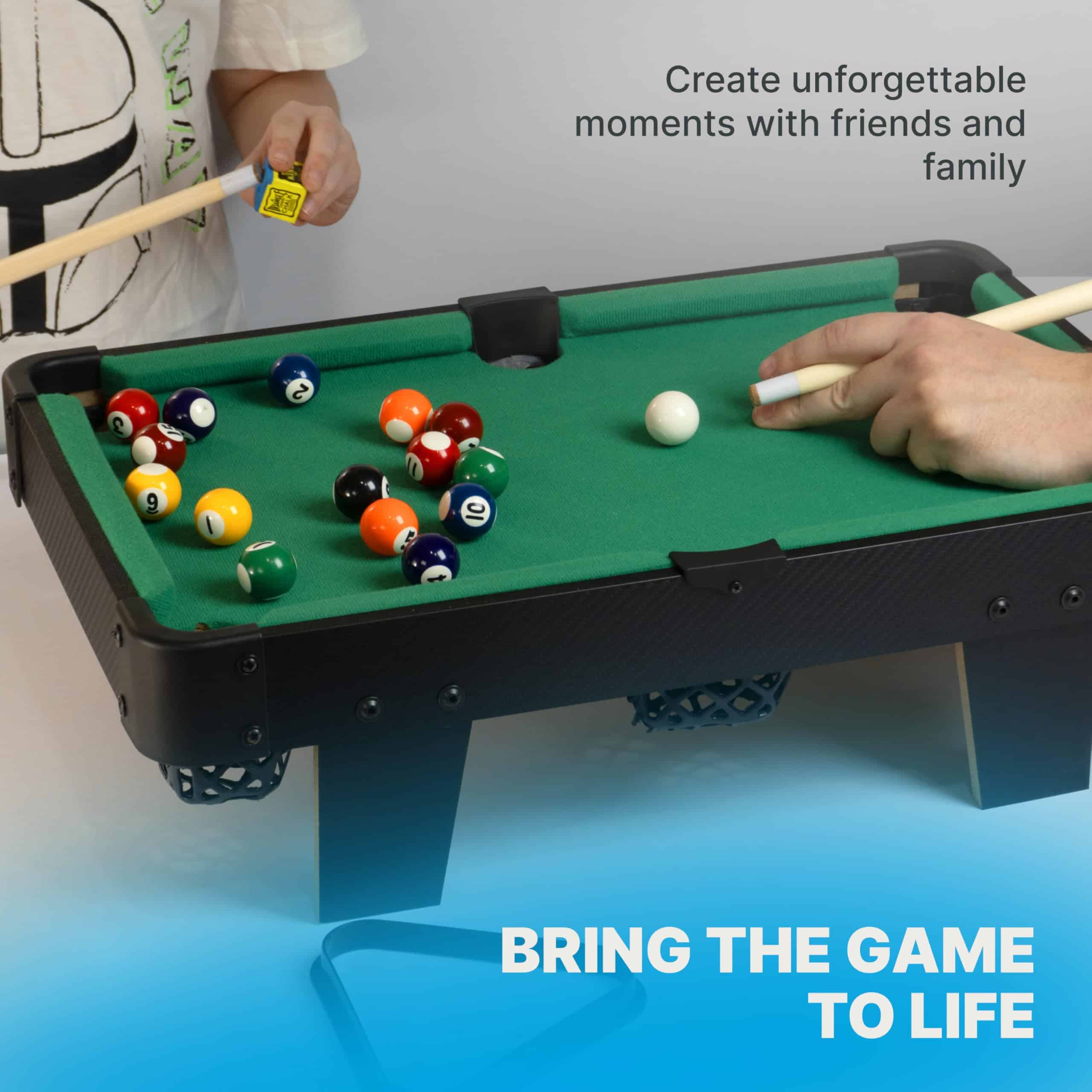Mini Mesa de Billar para Niños y Adultos - Mesa de Billar - Imagen 8