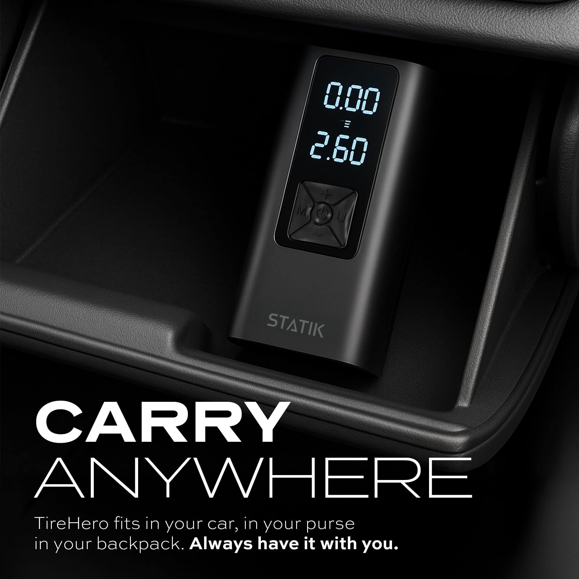 Inflador de neumáticos de coche STATIK TireHero, compresor - Imagen 7