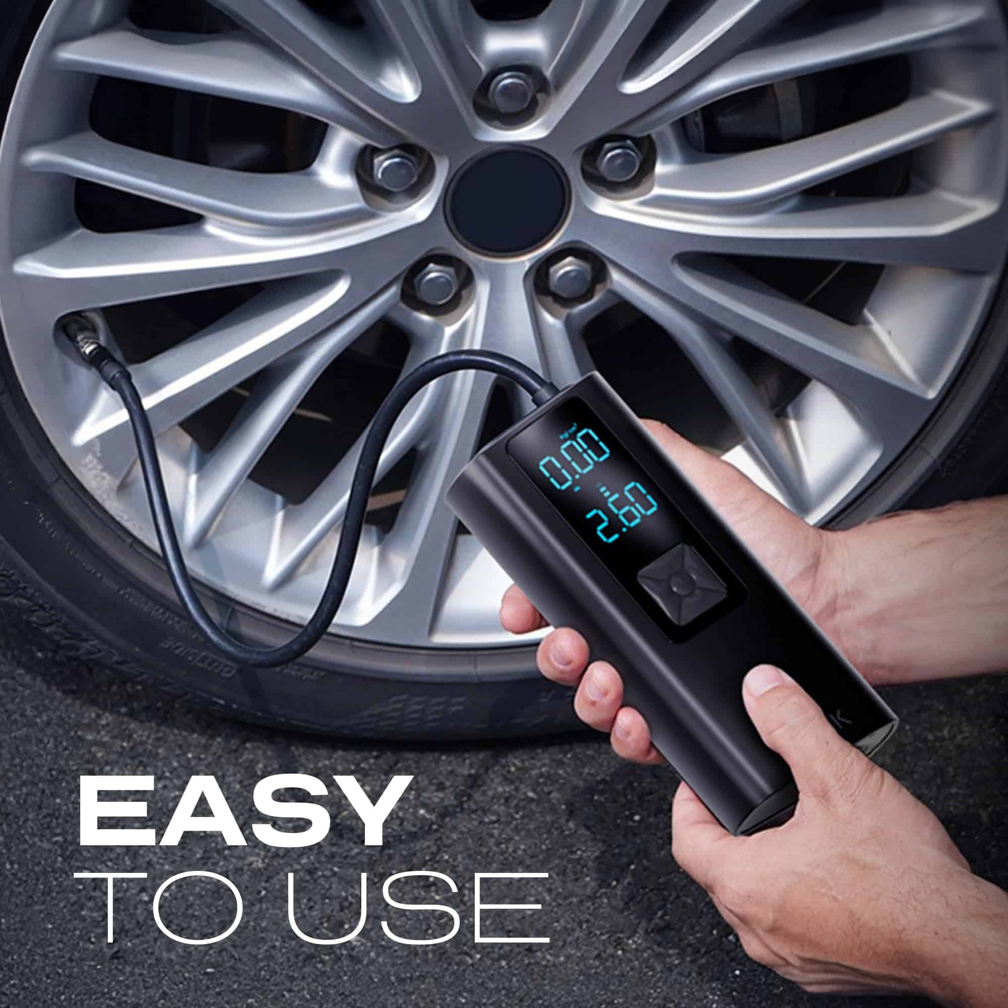 Inflador de neumáticos de coche STATIK TireHero, compresor - Imagen 9