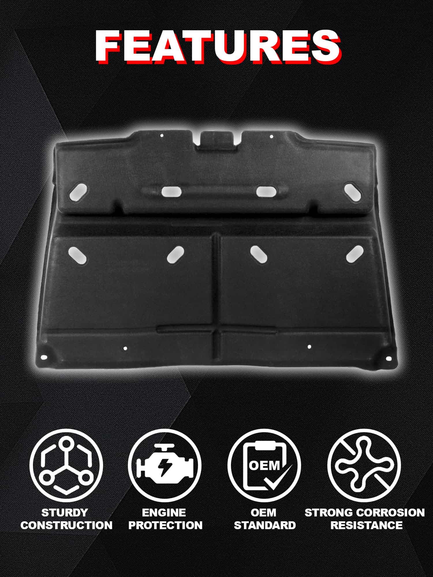 Cubierta de tablero de motor Xongjojo ML3Z-7222-D - Imagen 8