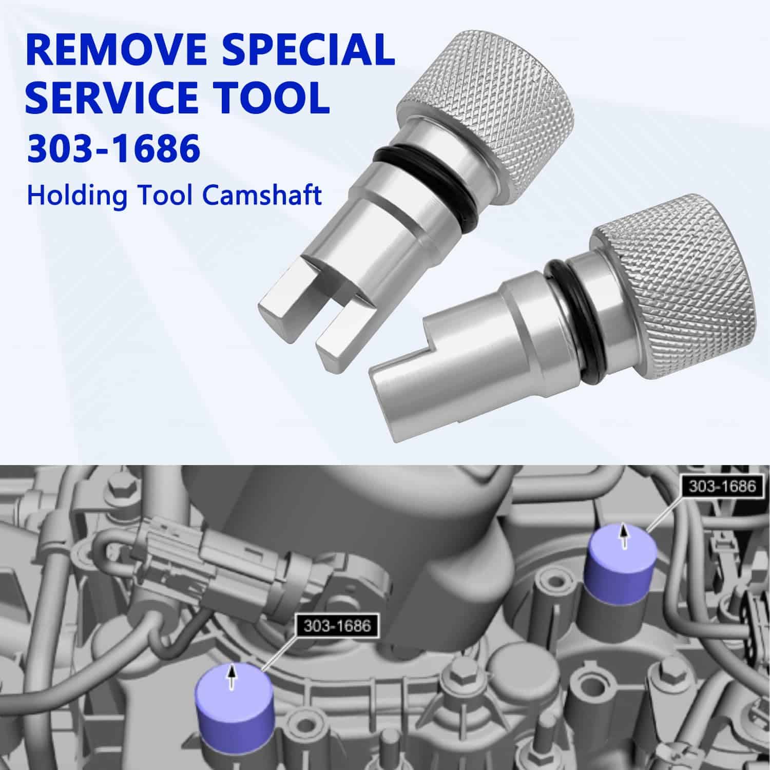 Kit de Alineación de Árbol de Levas, Herramienta de Sostén - Imagen 5