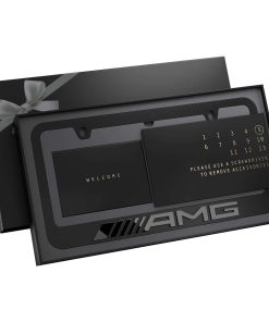 Marco de Placa de Matrícula Negro