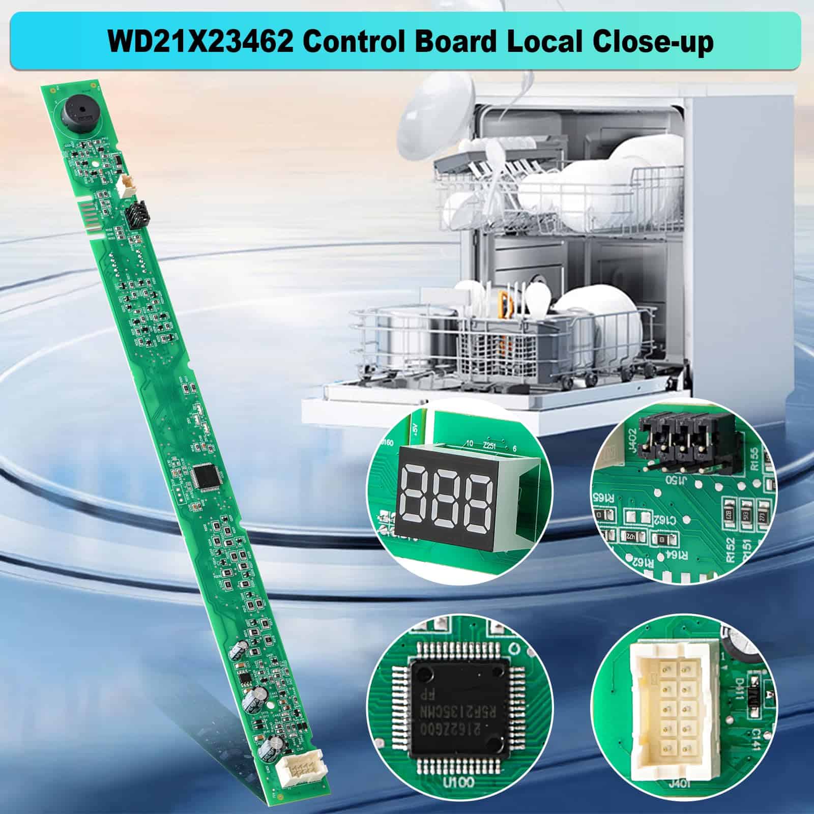 Newnuvaip WD21X31902 WD21X31902C WD21X23462 Tarjeta de - Imagen 6