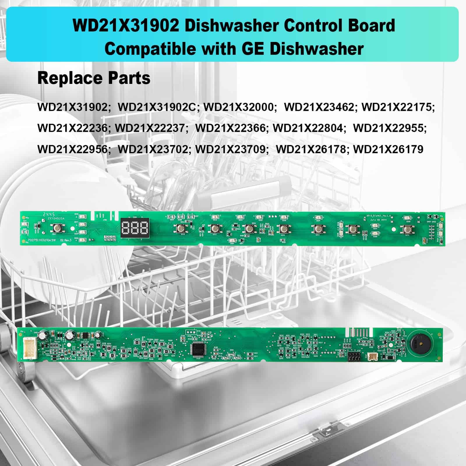 Newnuvaip WD21X31902 WD21X31902C WD21X23462 Tarjeta de - Imagen 3