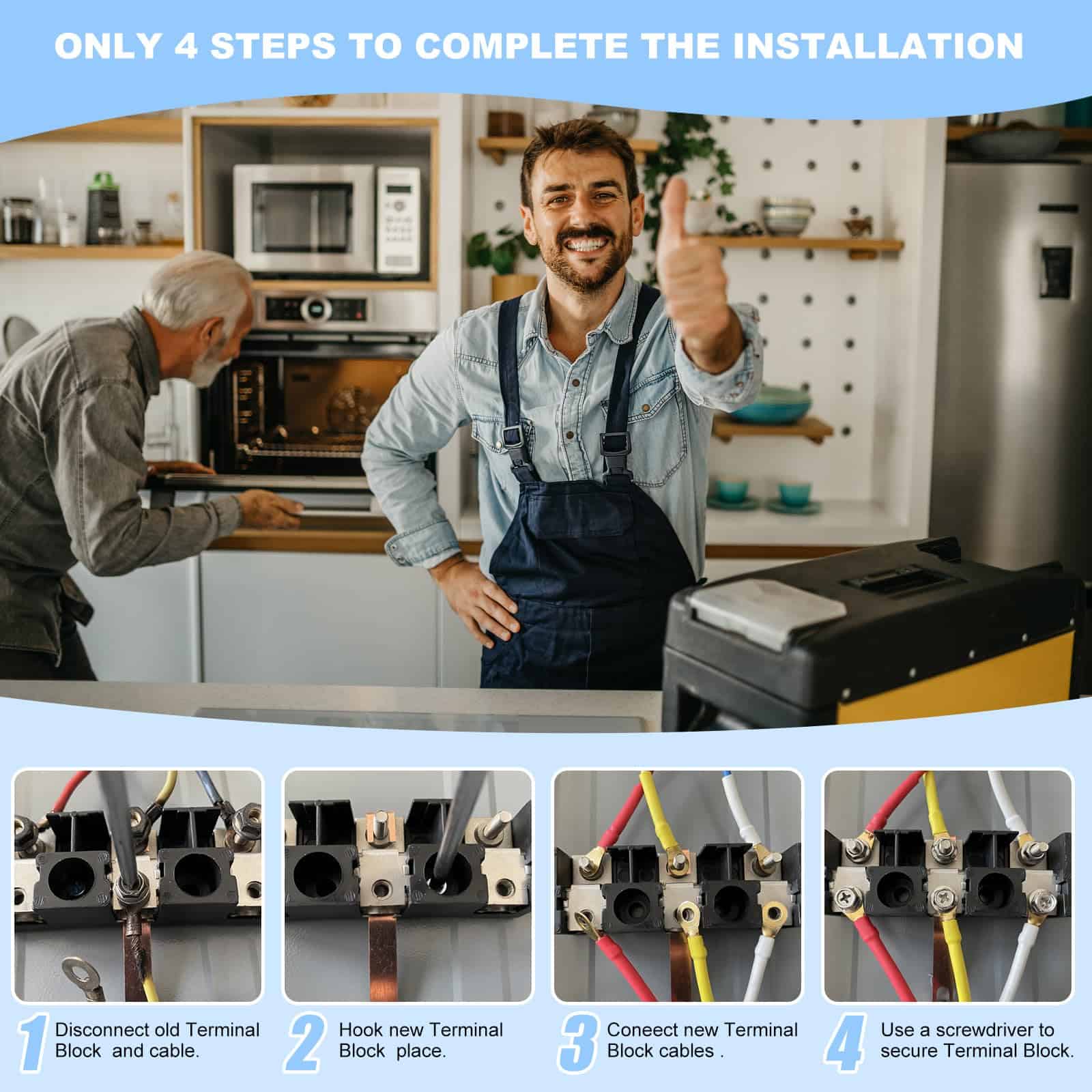 Bloque Terminal de Horno WP9761958, Reemplaza a 5303935238 - Imagen 5