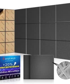BSHEAD 10 unidades 165dtex Paneles Acústicos de Microfibra