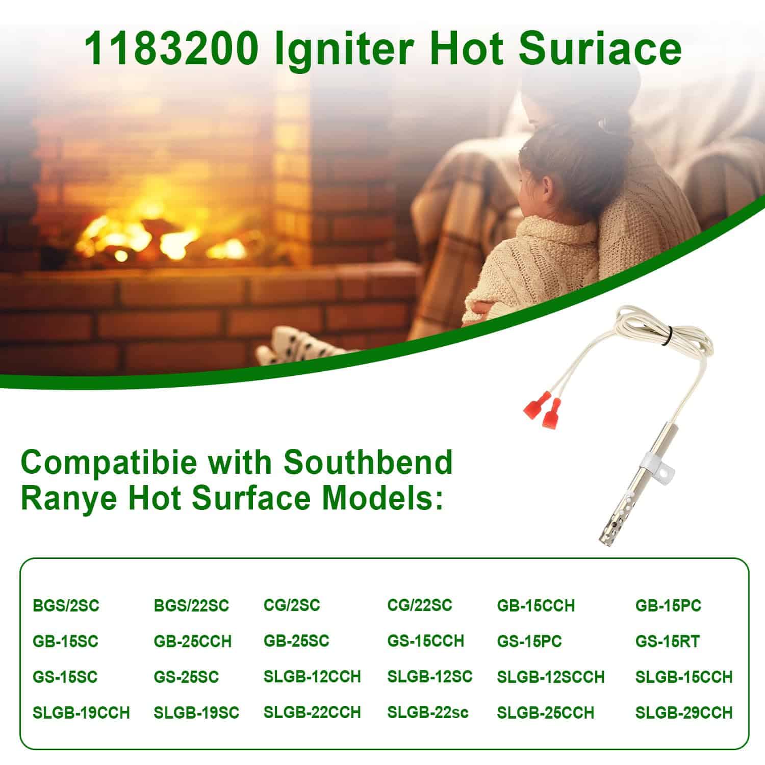 Ignitor para superficie caliente 1183200 compatible con - Imagen 5