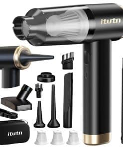 Aspiradora de Coche Mini itutn, Succión Potente de 15000PA,