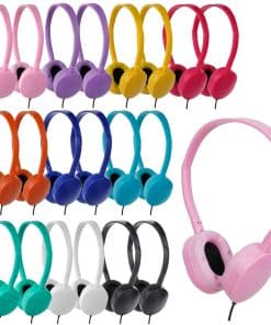 Audífonos para Niños a Granel 15 Pack para Aula Escolar,