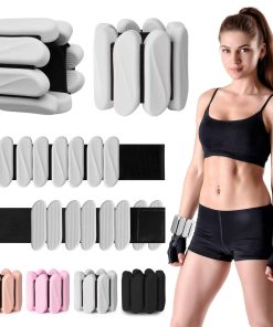 Pesas de muñeca, paquete de 2 pesas de -Gris