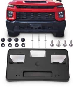 Soporte de soportes de matrícula del parachoques delantero