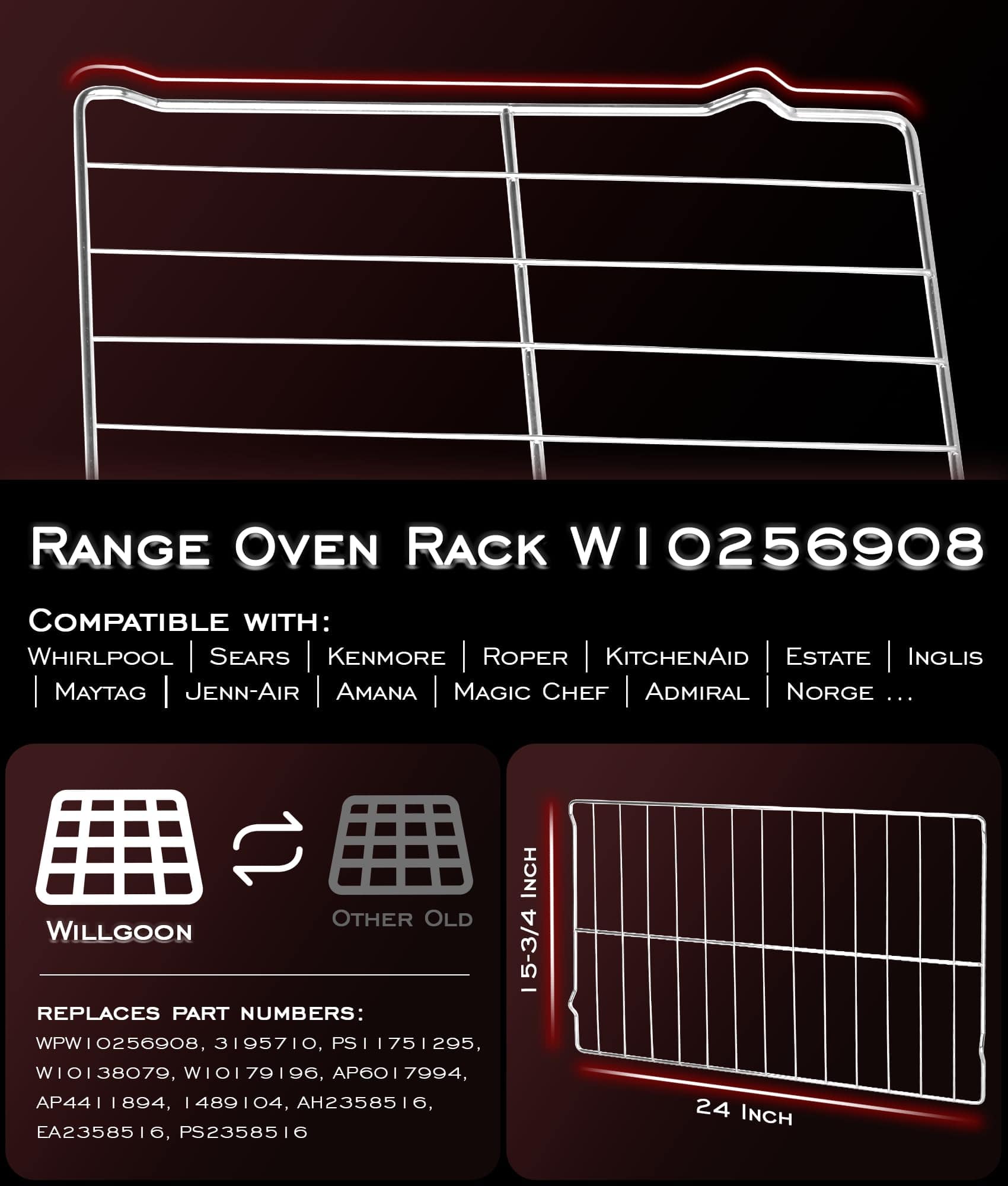 Nuevo Estante de Horno Mejorado W10256908 para Reemplazo de - Imagen 4