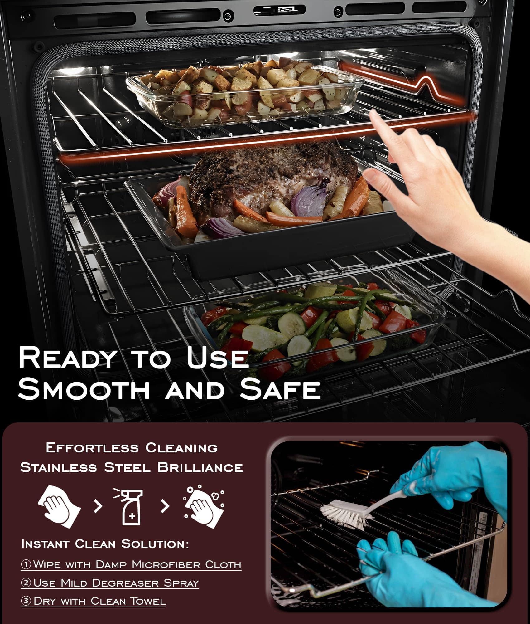 Nuevo Estante de Horno Mejorado W10256908 para Reemplazo de - Imagen 6