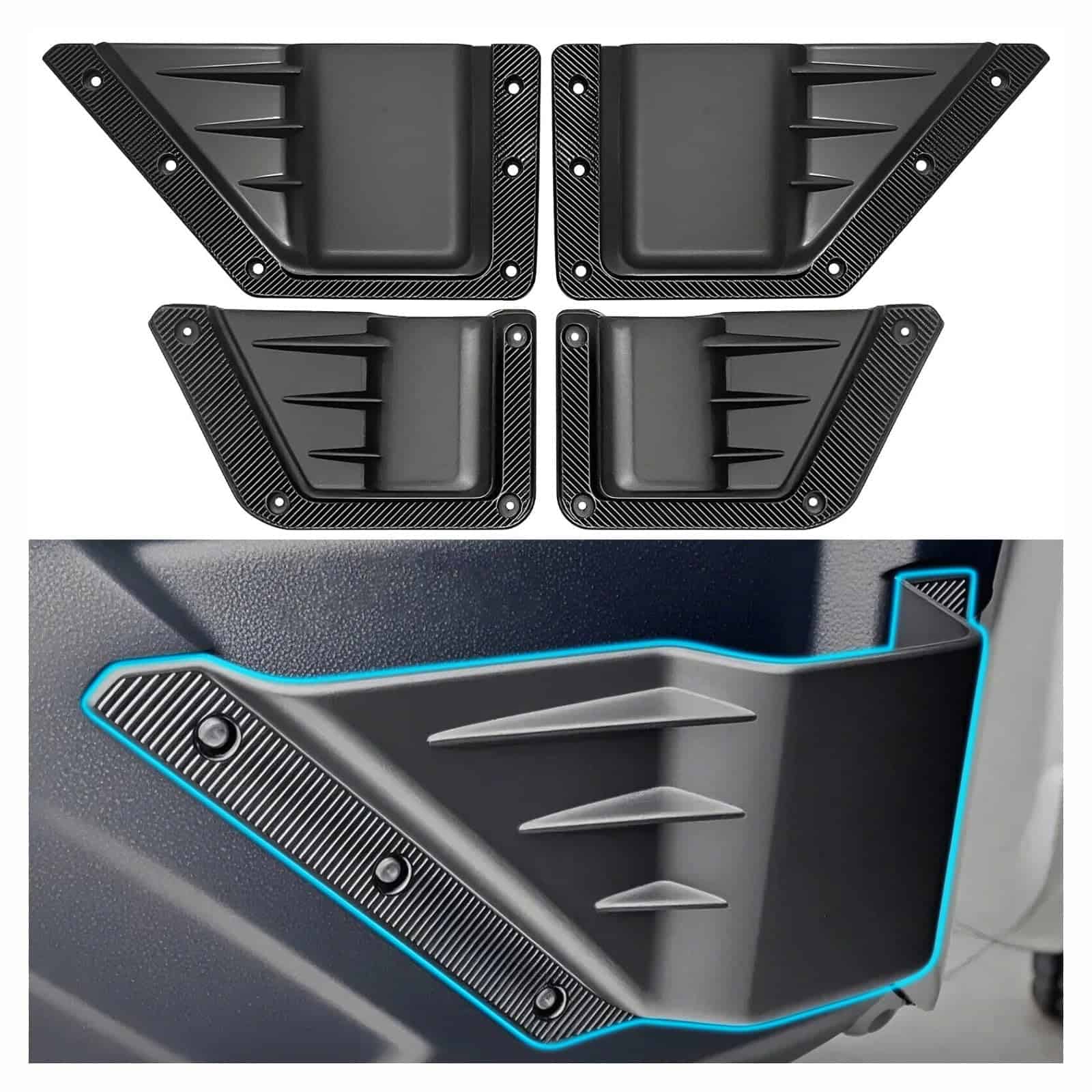 WEAREN 4PCS Bolsillo de Almacenamiento de Portavasos